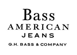 BASS AMERICAN JEANS G.H. BASS & COMPANY trademark