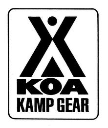 KOA KAMP GEAR trademark