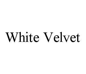 WHITE VELVET trademark