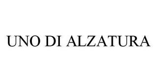 UNO DI ALZATURA trademark