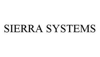 SIERRA SYSTEMS trademark