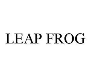 LEAP FROG trademark