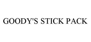 GOODY'S STICK PACK trademark