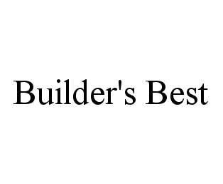 BUILDER'S BEST trademark