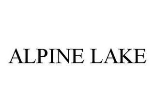 ALPINE LAKE trademark