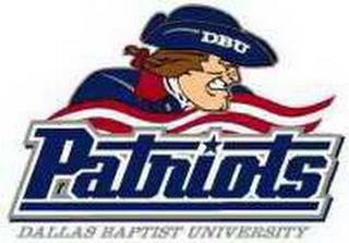 DBU PATRIOTS DALLAS BAPTIST UNIVERSTIY trademark