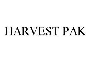 HARVEST PAK trademark