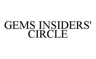 GEMS INSIDERS' CIRCLE trademark