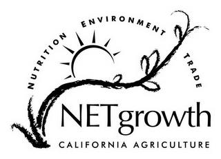 NETGROWTH NUTRITION ENVIRONMENT TRADE CALIFORNIA AGRICULTURE trademark