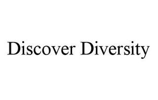 DISCOVER DIVERSITY trademark