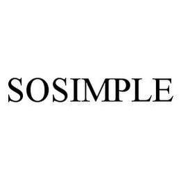 SOSIMPLE trademark