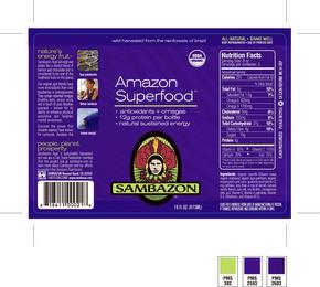 AMAZON SUPERFOOD SAMBAZON trademark