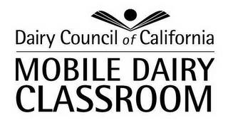 DAIRY COUNCIL OF CALIFORNIA MOBILE DAIRY CLASSROOM trademark