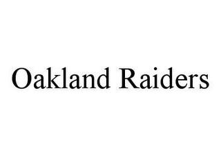 OAKLAND RAIDERS trademark