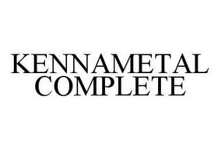 KENNAMETAL COMPLETE trademark