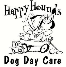 HAPPY HOUNDS DOG DAY CARE trademark