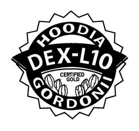 HOODIA GORDONII CERTIFIED GOLD trademark