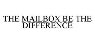 THE MAILBOX BE THE DIFFERENCE trademark