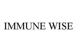 IMMUNE WISE trademark