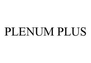 PLENUM PLUS trademark