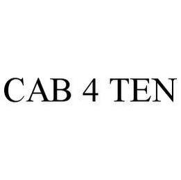 CAB 4 TEN trademark