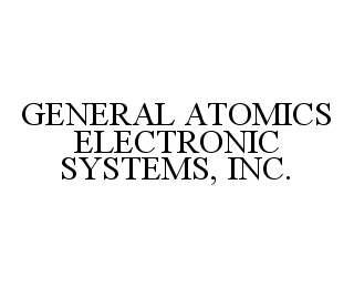 GENERAL ATOMICS ELECTRONIC SYSTEMS, INC. trademark