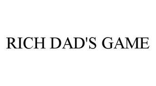 RICH DAD'S GAME trademark