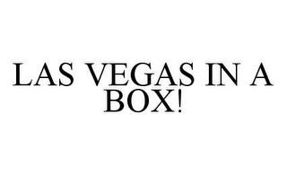 LAS VEGAS IN A BOX! trademark