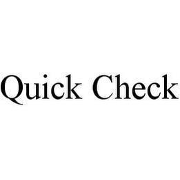 QUICK CHECK trademark