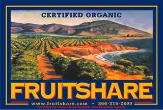 CERTIFIED ORGANIC FRUITSHARE WWW.FRUITSHARE.COM 866-315-2800 CERTIFIED BY GUARANTEED ORGANIC CERTIFICATION AGENCY trademark