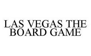 LAS VEGAS THE BOARD GAME trademark