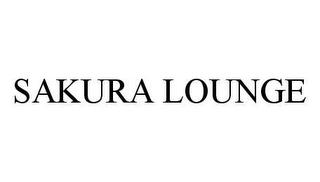 SAKURA LOUNGE trademark