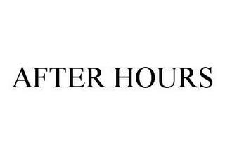 AFTER HOURS trademark