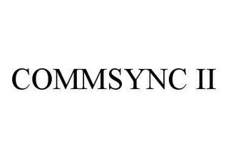 COMMSYNC II trademark