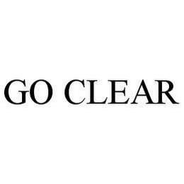 GO CLEAR trademark