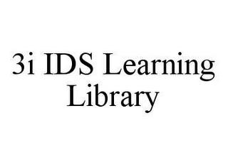 3I IDS LEARNING LIBRARY trademark