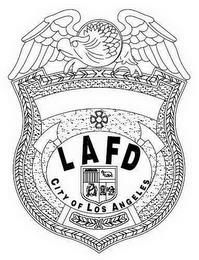 L A F D CITY OF LOS ANGELES trademark