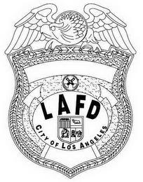 L A F D CITY OF LOS ANGELES trademark