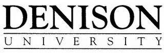 DENISON UNIVERSITY trademark