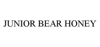 JUNIOR BEAR HONEY trademark