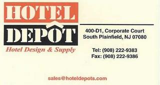 HOTEL DEPÔT HOTEL DESIGN & SUPPLY trademark