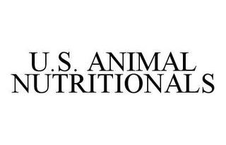 U.S. ANIMAL NUTRITIONALS trademark