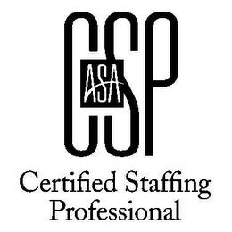 ASA CSP CERTIFIED STAFFING PROFESSIONAL trademark