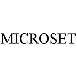 MICROSET trademark