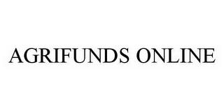 AGRIFUNDS ONLINE trademark