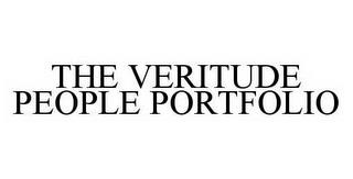 THE VERITUDE PEOPLE PORTFOLIO trademark