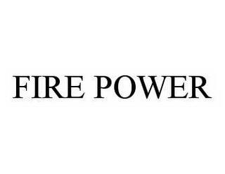 FIRE POWER trademark