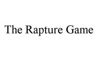 THE RAPTURE GAME trademark