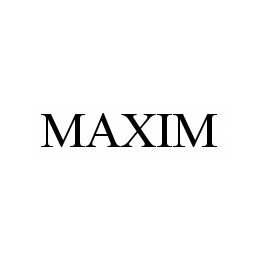 MAXIM trademark