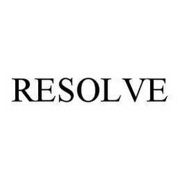 RESOLVE trademark